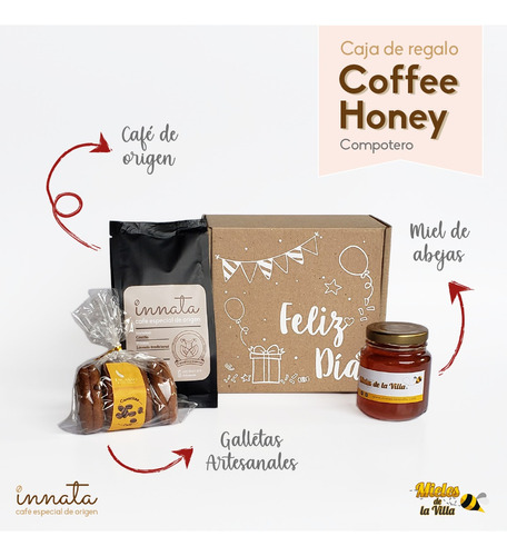 Kit Coffee Honey Compotero - Kg a $50000