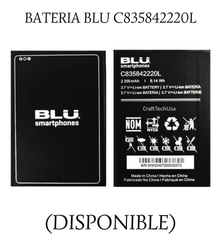 Batería Blu C835842220l.