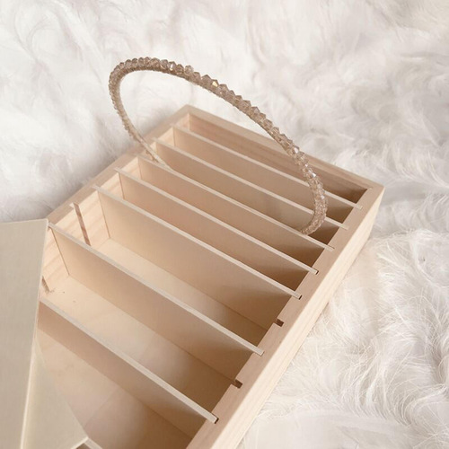Imagen 10 de 12 de 3x Wood Headband Holder Scrunchie Bracelets Organizer Rack