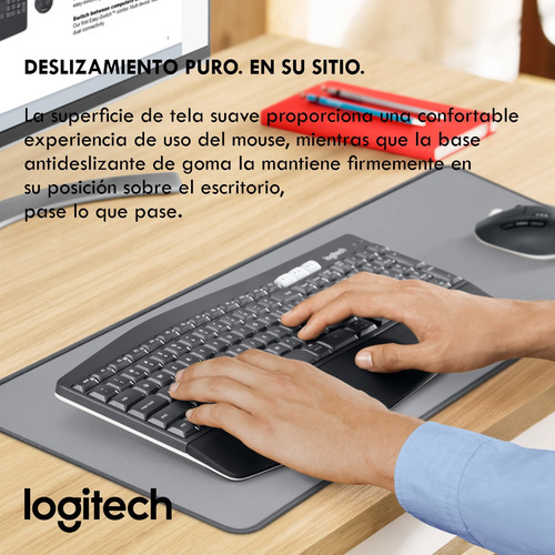 Imagen 3 de 10 de Alfombrilla De Escritorio Logitech Desk Mat Studio Series