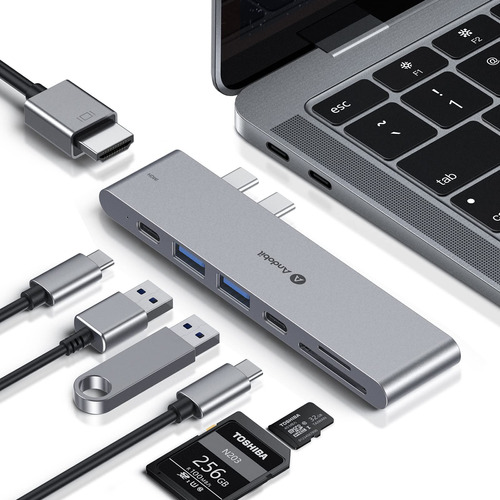 Andobil 7 En 2 Usb C Hub Adaptador Compatible Para Macbook P