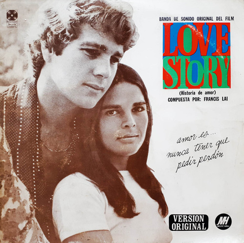 Francis Lai - Pelicula  Love Story  Lp