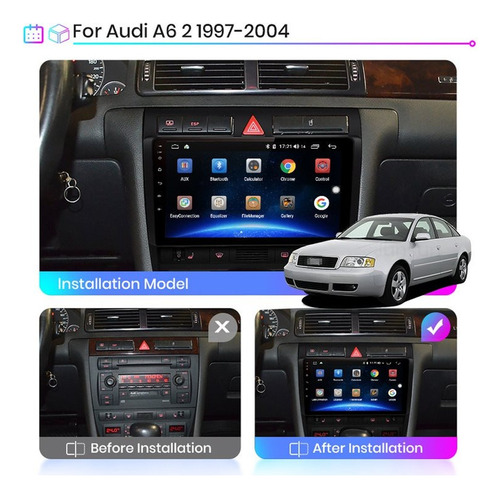 Radio Android Carplay 2+32 Audi A6 1998-2004