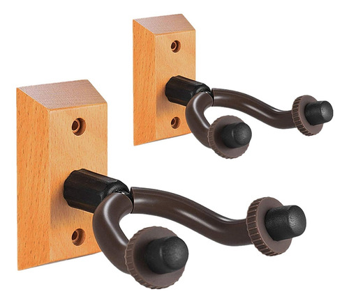 Soporte De Pared Para Guitarra, Paquete De 2 Ganchos Para Gu