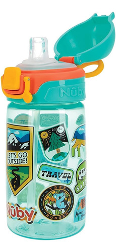 Nuby Kids Flip-it: Vaso Sin Derrames Para Aventuras Y Viajes
