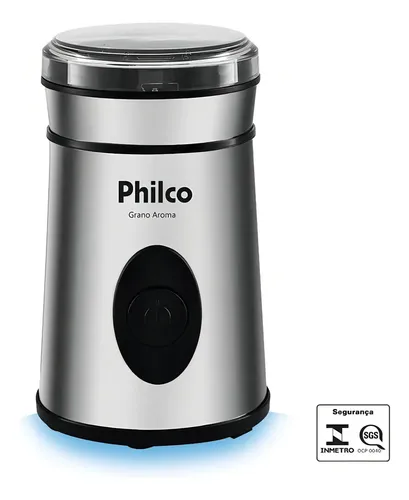 Moedor De Café Philco Grano Aroma Pmc01i Cor Inox 127v