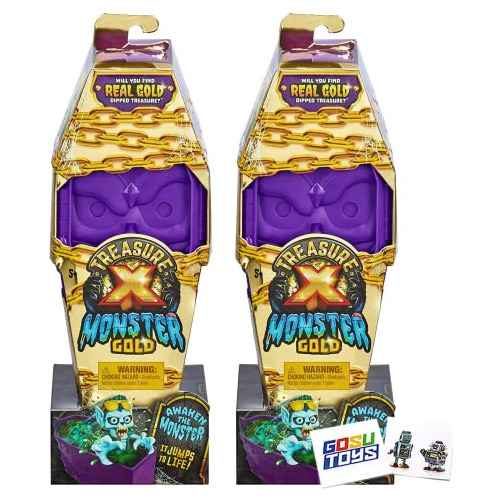 Figura De Monstruo Treasure X Dorado (2 Pack)