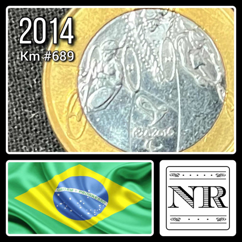 Brasil - 1 Real - Año 2014 - Paratriatlon - Rio - Económica