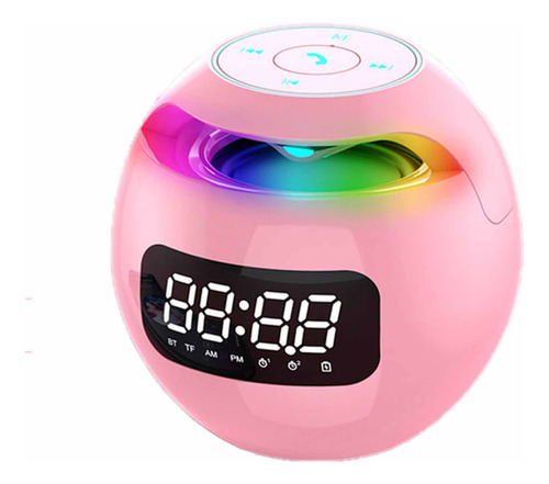 Reloj Despertador Con Radio U Fm, Bluetooth, Tarjeta De Alta