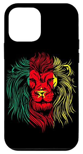 Funda Para iPhone 12 Mini Cameroon Cmr Lover Lion Flag Ca-02