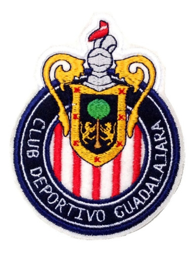 Club Guadalajara Las Chivas, Parche Bordado 1 Pza 10x7.5 Cm