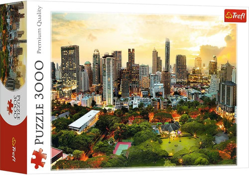 Trefl 33060  Puesta Del Sol En Bangkok Puzzle (3000 Piezas)