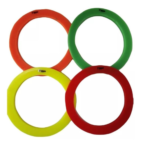  Aros Sumergibles De Goma X4 Uni. 17cm  Tsp Lmr Deportes