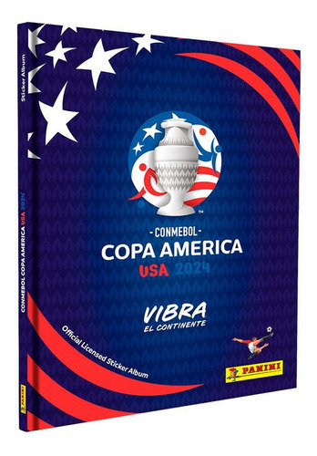 Álbum Tapa Dura Conmebol Copa América Usa 2024 Panini Srj