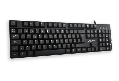 Teclado Delux Usb Black K6005u/k6007k