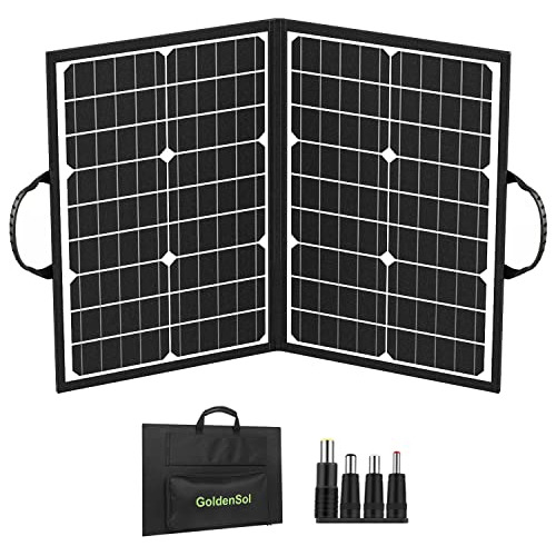 Kit De Panel Solar Portátil 60w 18v Cargador Solar Ple...