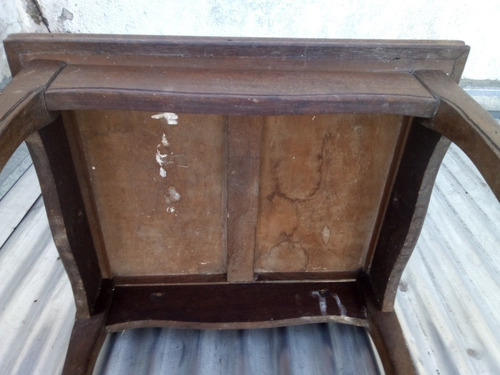 1/2-antigua Mesa Mesita Bar Provenzal Roble 60 X 50 X 78 Alt (Usado)