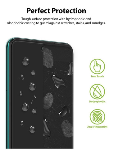 Imagen 4 de 9 de Film Dual Easy Xiaomi Redmi Note 9s/9 Pro/max Ringke Pack X2