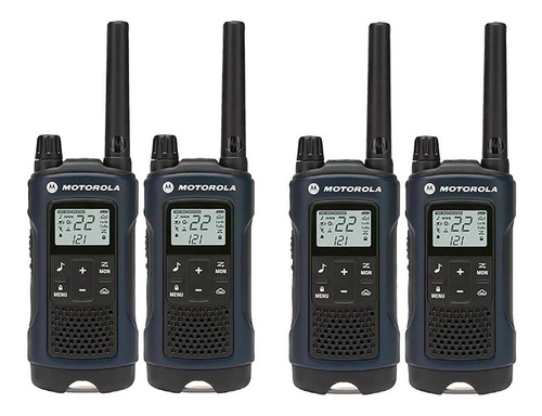 Imagen 1 de 6 de 4x Handy Motorola Walkie Talkie T460 Duo 56km Ivox/vox