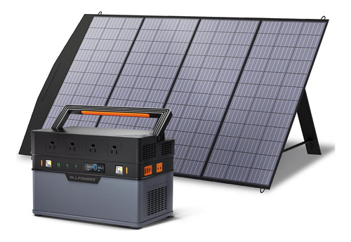 Allpowers Generador Solar S1500 Panel Incluido Estacion Mppt