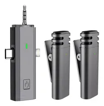Comprar 2 Micrófonos Solapa Inalámbrico C iPhone Android iPad 3.5mm