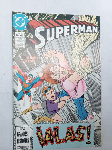 Historieta Comic Antigua * Superman * N 41 Ed Perfil Año 94 (Usado)