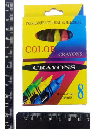 2 Cajas 8 Crayolas, Buena Calidad, No Toxico Niños