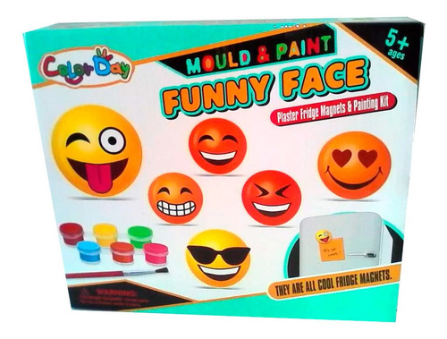 Juego Interactivo Crea Tus Emojis Magneticos Funny Face