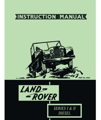 Libro: En Ingles Instruction Manual Land Rover Series I & I
