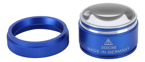 Lupa Portátil Azul, Lupa De Mano 30x Para