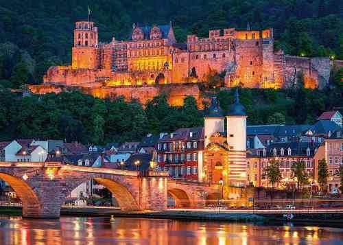 Rompecabezas Ravensburger De 1000 Piezas: Heidelberg