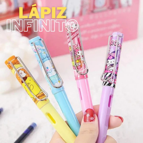 Lápiz Infinito Personajes Sanrio 12 Pcs