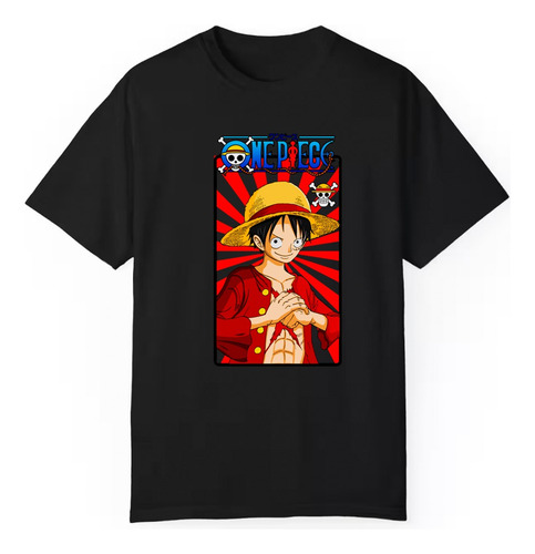 Playera One Piece Monkey D Luffy Anime Kawaii