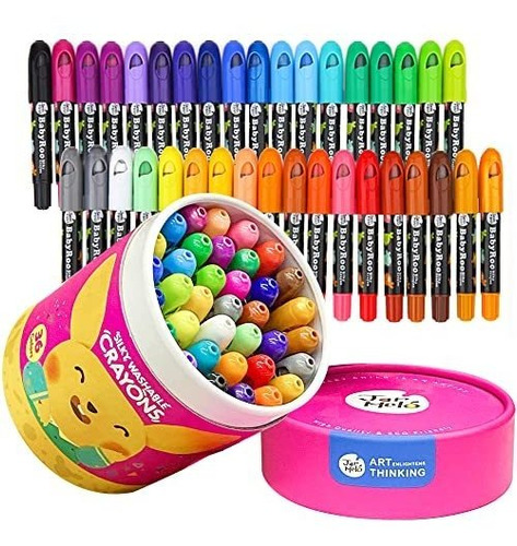 Melo Jumbo Crayons Para Niños Pequeños, 36 Colores K4z1z