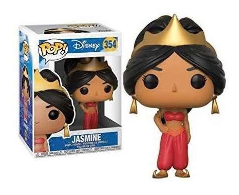 Funko Pop! Disney Aladdin Jasmine # 354 (red Glitter)
