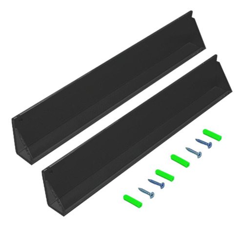 2 Soportes Para Exhibir Tarjetas, Estante De Pared Negro