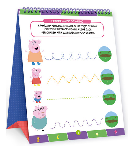 Peppa Pig - Escreva E Apague Espiral