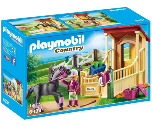 Establo De Caballos Con Araber Playmobil 6934