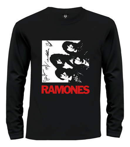 Camiseta Camibuzo Rock Ramones Integrantes