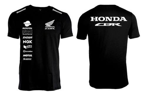 Remera Honda Racing Cbr Modelo 4 - Algodón 100%