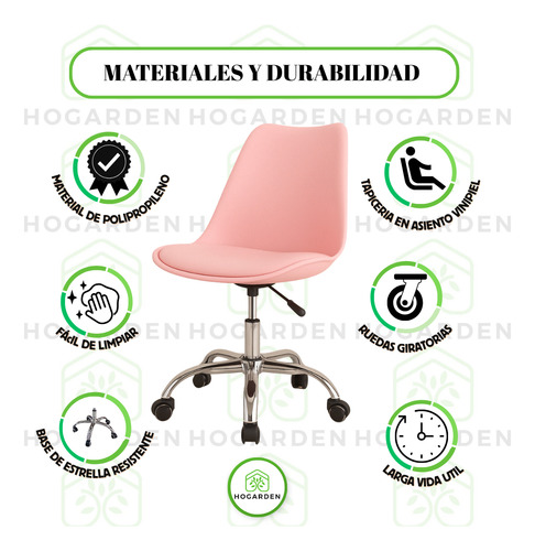 Silla Alta Confort Ejecutiva De Oficina Con Cojín 3 Pzs