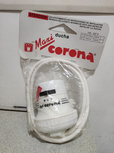 Ducha Maxi Corona Con Manguera Y Dispensador.