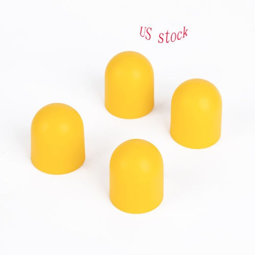 4pcs Amarillo Motor Protector De Silicona Cubierta Para El D