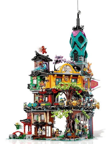 Lego Ninjago - Jardins Da Cidade De Ninjago® Quantidade de peças 5685
