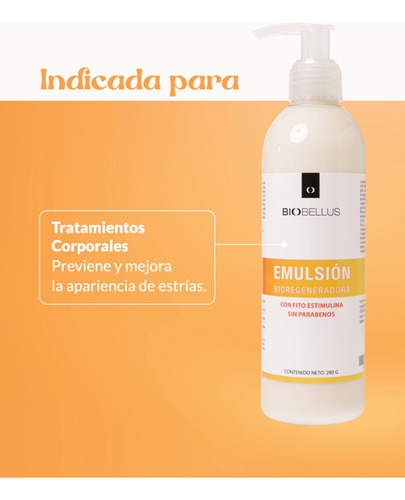 Skincare Bioregenerador Emulsion + Gel 250g +serum Biobellus
