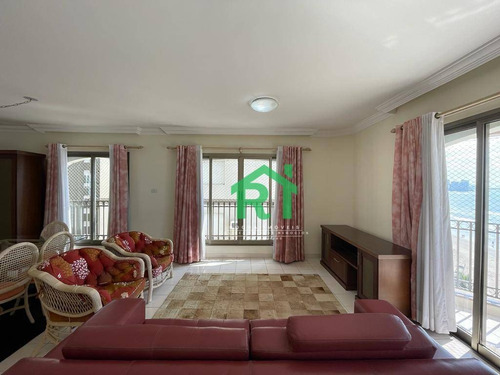 Imagem 9 de 30 de Apartamento Frente Mar, 4 Dormitórios Sendo 3 Suítes, 2 Vagas, Área De Lazer, Astúrias, Guarujá/sp - Ap5783