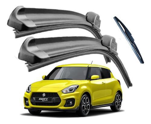 Juego De 3 Limpiaparabrisas For Suzuki Swift 2018 A 2022