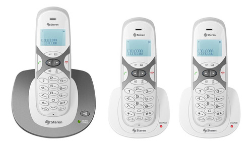 Teléfono Inalámbrico Dect 6.0 Con 2 Extensiones | Tel-2492