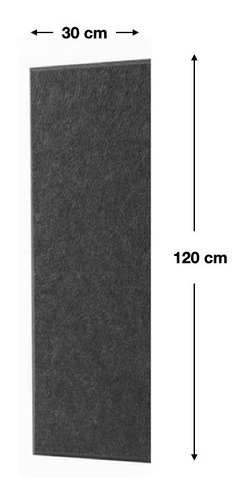 Panel Acústico Pet 120x30x50mm Mod. Ap1235 Acoustic Solution
