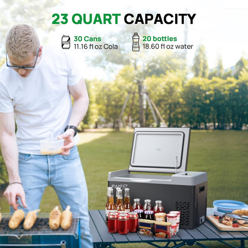 Bundle Refrigerador Portátil 23 Cuartos Con Cubierta Aislada